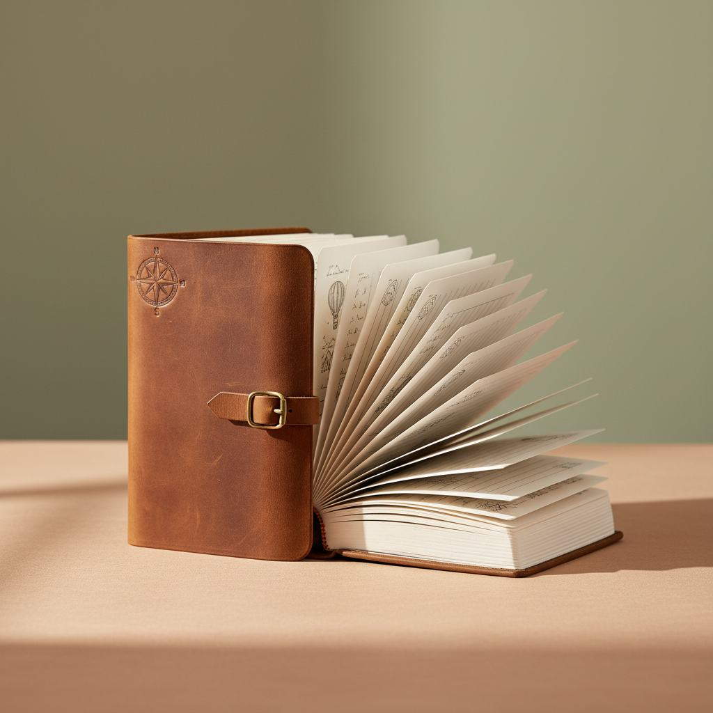 Leather-Bound Travel Journal