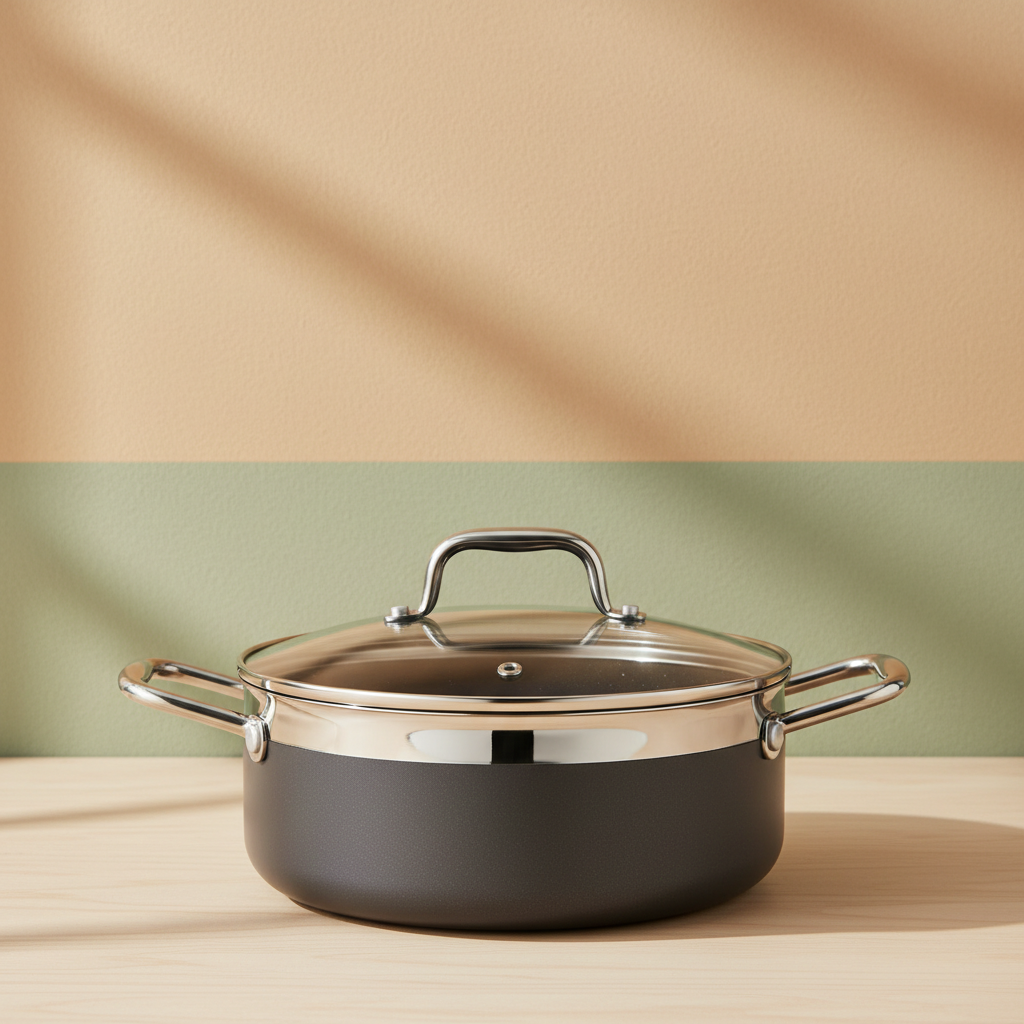 Non-Stick Cooking Pot with Lid